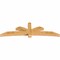 Ekena Millwork Davenport Timber Gable Bracket, Western Red Cedar, 108"W x 31 1/2"H x 6"D x 6"F, 7/12 Pitch GBW108X31X0606DAV00RWR - alternate 3